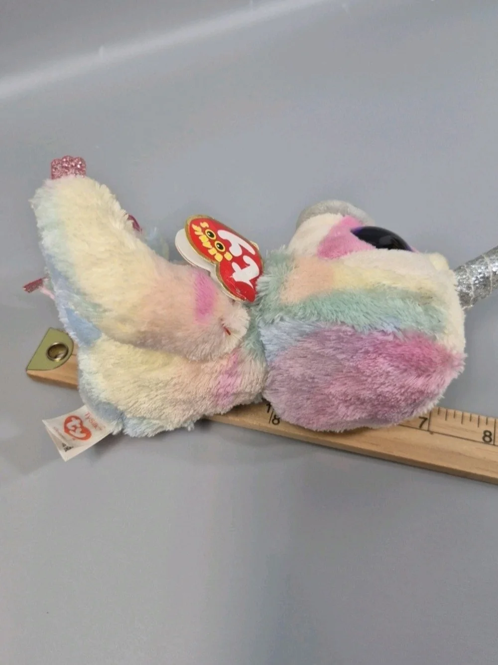 TY Beanie Boos Slothicorn Unicorn Rainbow 7